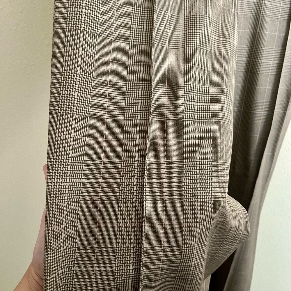 Ann Taylor Houndstooth Plaid Pants - Picture 3 of 8